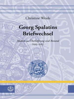 cover image of Georg Spalatins Briefwechsel